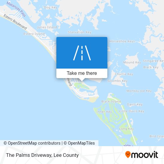 The Palms Driveway map