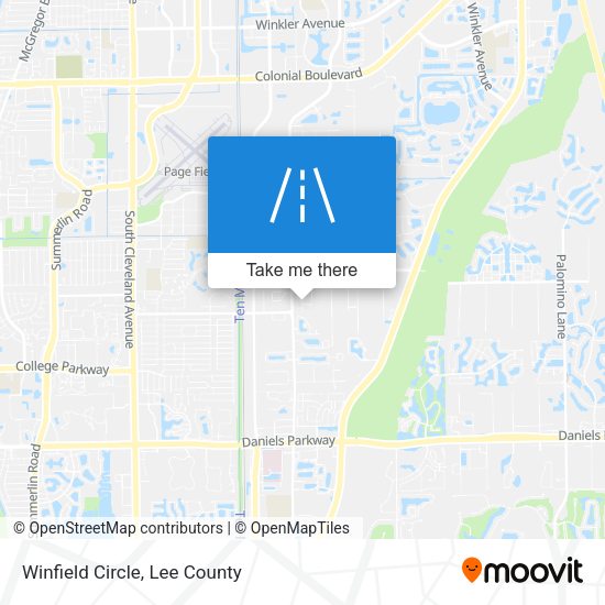 Mapa de Winfield Circle