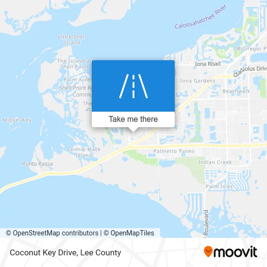 Coconut Key Drive map