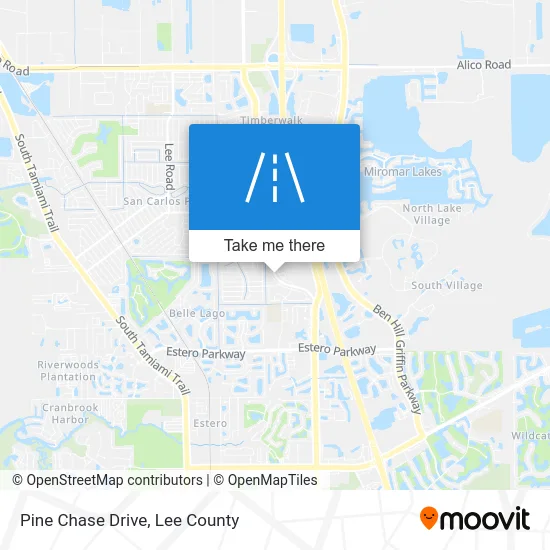 Pine Chase Drive map
