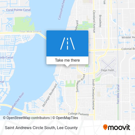 Mapa de Saint Andrews Circle South