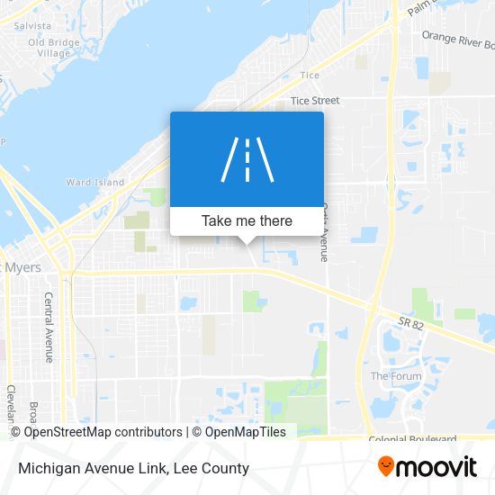 Michigan Avenue Link map