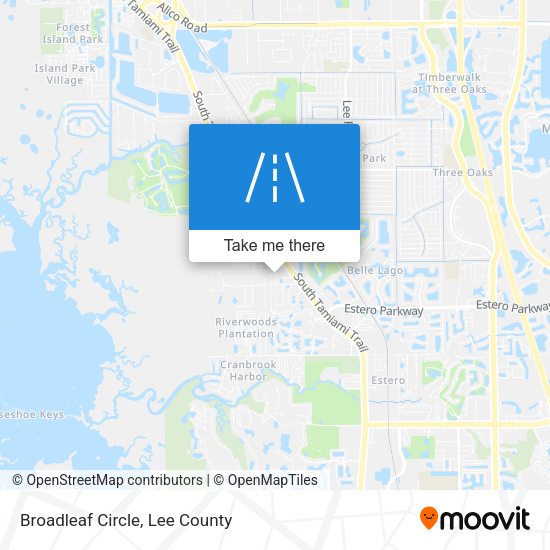 Broadleaf Circle map