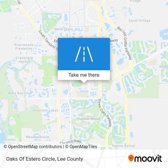 Mapa de Oaks Of Estero Circle