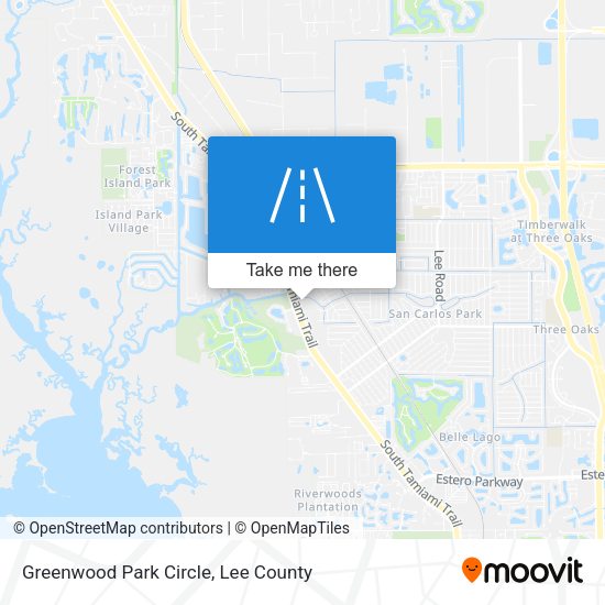 Greenwood Park Circle map