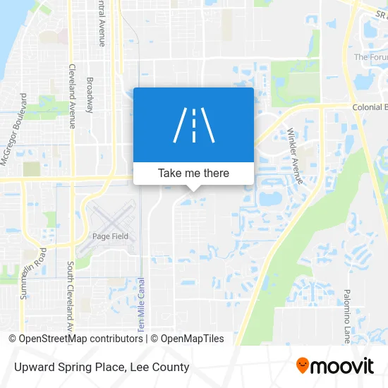 Upward Spring Place map