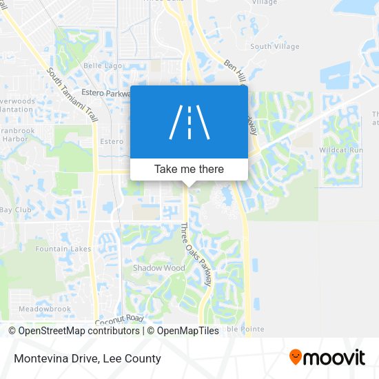 Montevina Drive map