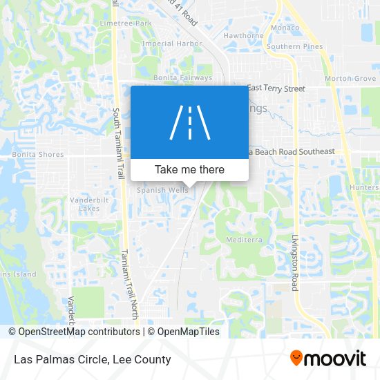 Las Palmas Circle map