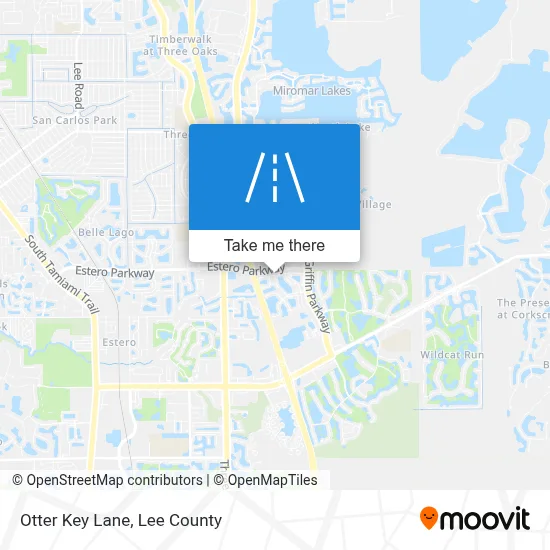 Otter Key Lane map
