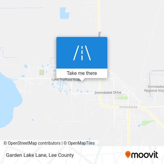 Garden Lake Lane map
