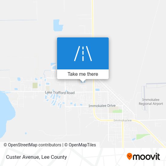Mapa de Custer Avenue
