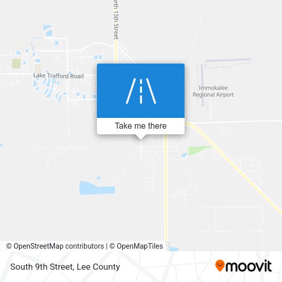 South 9th Street map