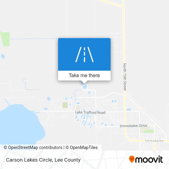 Carson Lakes Circle map
