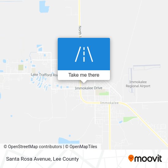 Mapa de Santa Rosa Avenue