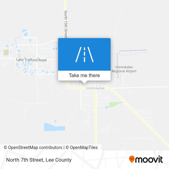 North 7th Street map