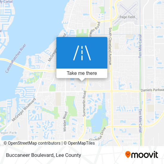 Buccaneer Boulevard map