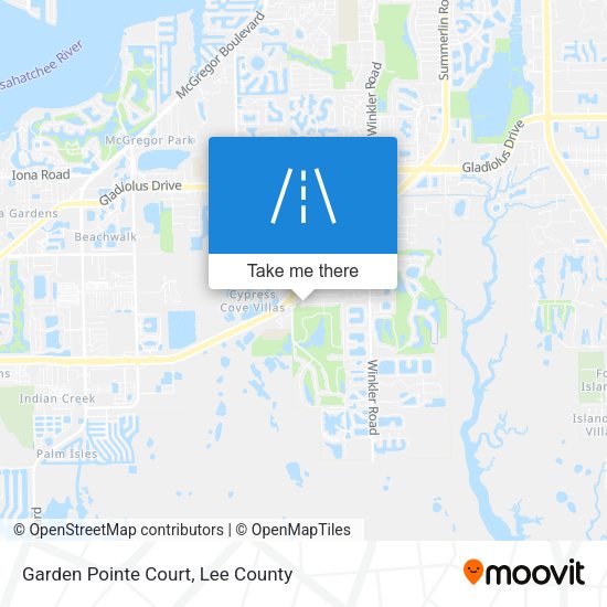 Garden Pointe Court map