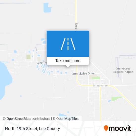 Mapa de North 19th Street