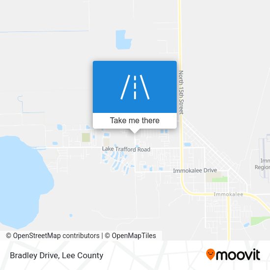 Mapa de Bradley Drive