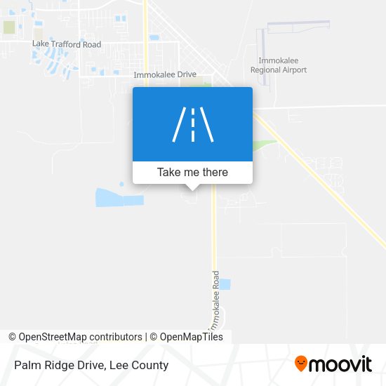 Mapa de Palm Ridge Drive