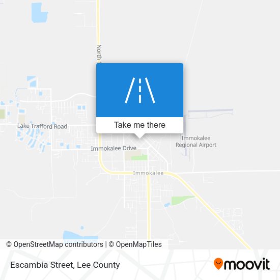 Escambia Street map