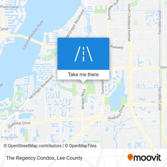 The Regency Condos map