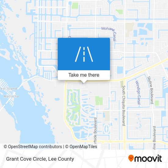 Grant Cove Circle map