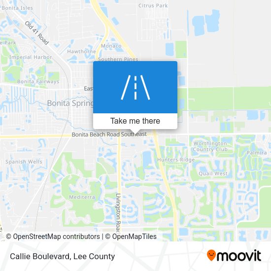 Callie Boulevard map