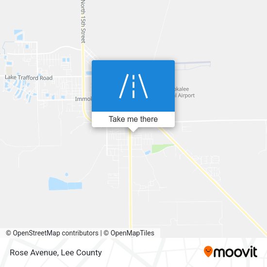 Mapa de Rose Avenue