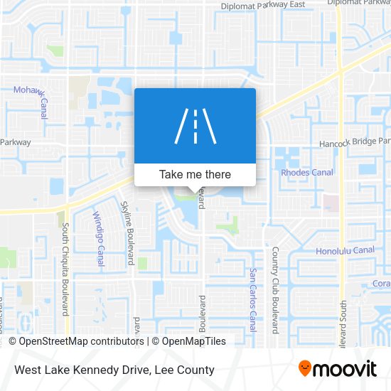 Mapa de West Lake Kennedy Drive