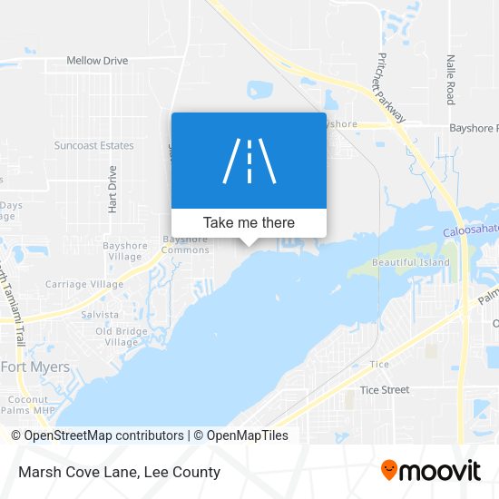Marsh Cove Lane map
