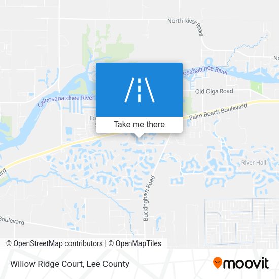 Willow Ridge Court map