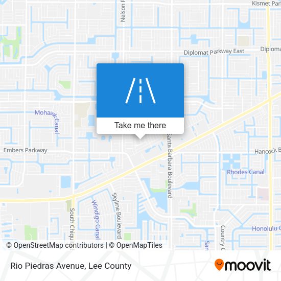 Rio Piedras Avenue map