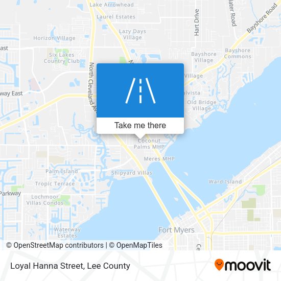 Loyal Hanna Street map