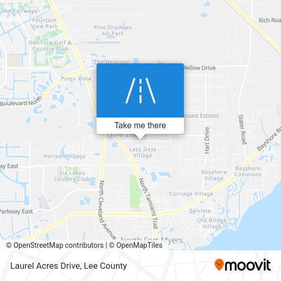 Laurel Acres Drive map