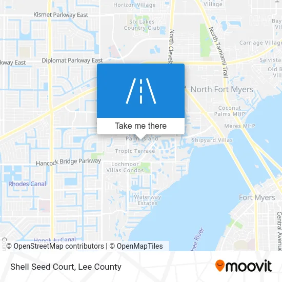 Shell Seed Court map