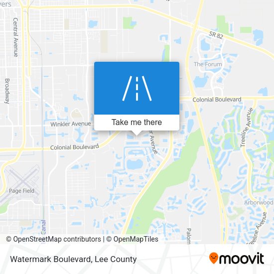 Watermark Boulevard map