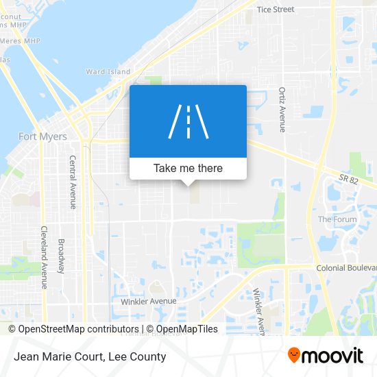 Jean Marie Court map