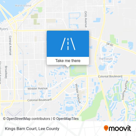 Kings Barn Court map