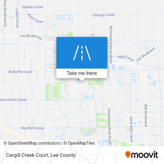 Cargill Creek Court map