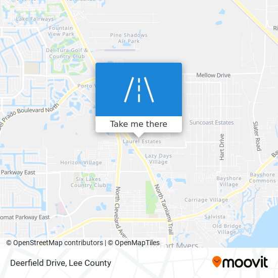 Deerfield Drive map