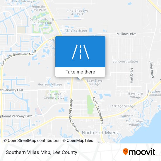 Mapa de Southern Villas Mhp