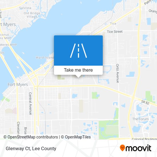 Mapa de Glenway Ct