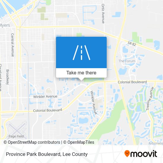 Province Park Boulevard map
