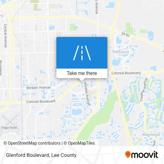 Mapa de Glenford Boulevard