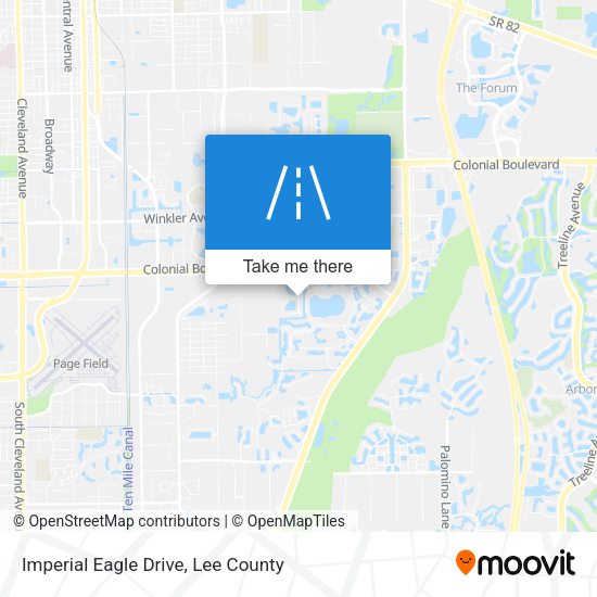 Imperial Eagle Drive map