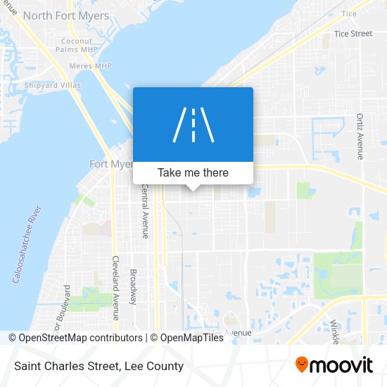 Saint Charles Street map
