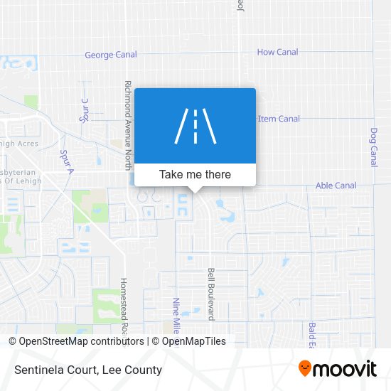 Sentinela Court map