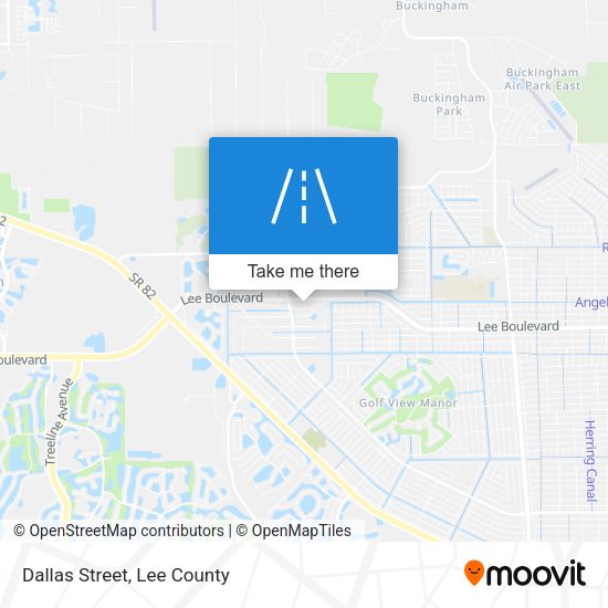 Mapa de Dallas Street