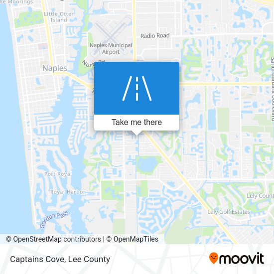 Mapa de Captains Cove